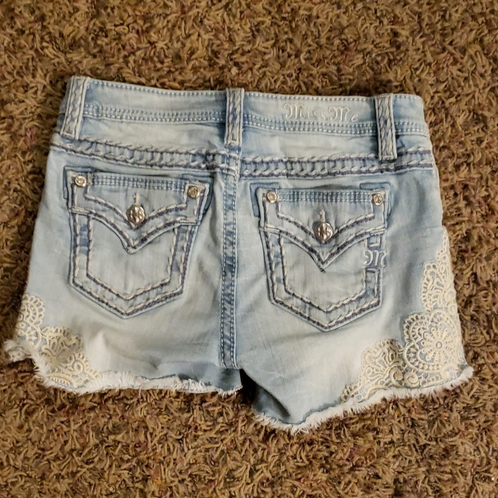 Miss Me Girls Denim Shorts